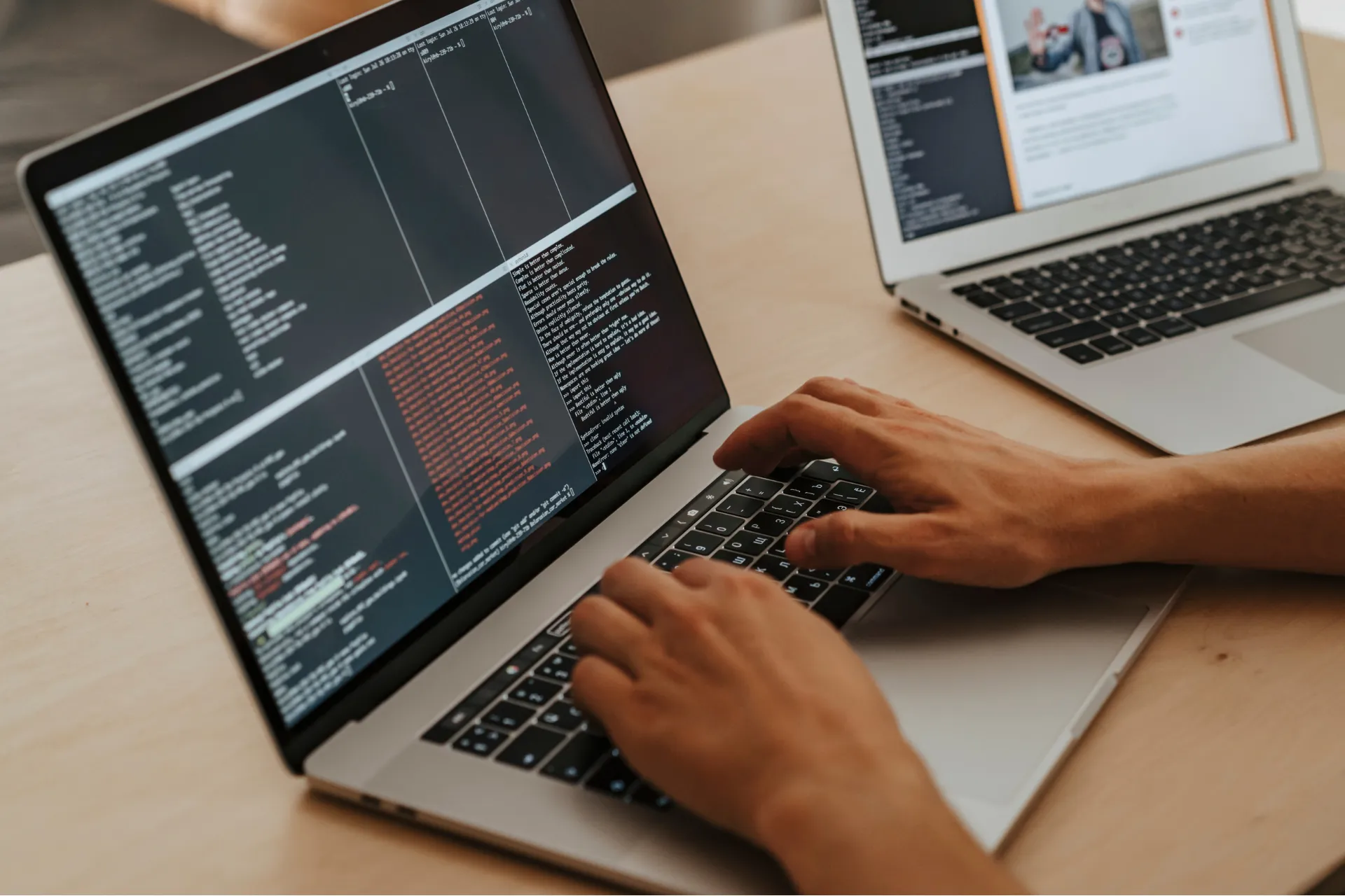 Under hero background